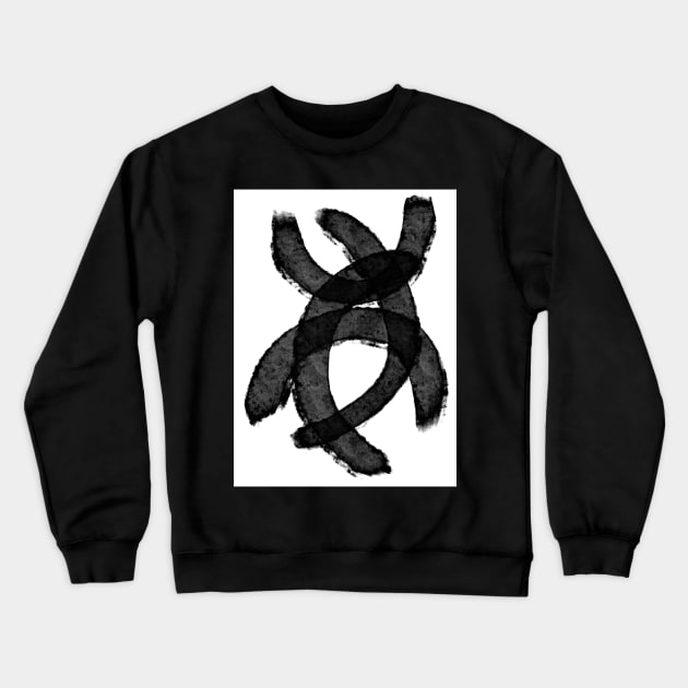 Turtle Crewneck Sweatshirt by DomoINK